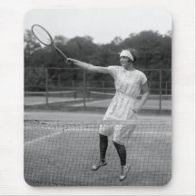 Vintage Tennis Outfit, 1920s Mousepad
