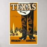 Vintage Texas Poster