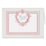 vintage thank you card {folded}
