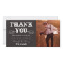 VINTAGE THANK YOU | WEDDING THANK YOU CARD PERSONALIZED PHOTO CARD