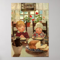 Vintage Thankful Children; Jessie Willcox Smith Poster
