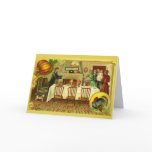 Vintage Thanksgiving Dinner Invitation/Card