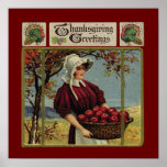 Vintage Thanksgiving Greetings Posters