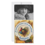 Vintage Thanksgiving Photo Card