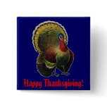 Vintage Thanksgiving Turkey buttons