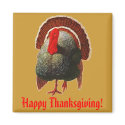 Vintage Thanksgiving Turkey magnets