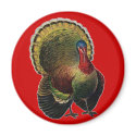 Vintage Thanksgiving Turkey magnets