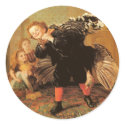Vintage Thanksgiving Turkey stickers