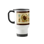 Vintage Thanksgiving Turkey Travel Mug