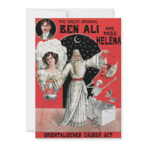 Vintage The Great Original Ben Ali Personalized Invitations