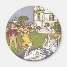 Vintage The Ugly Duckling Fairy Tale by Hauman Magnets