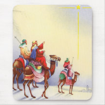 Vintage Three Wise Men Mousepad
