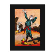 Vintage Tin Woodman And Scarecrow Postcards