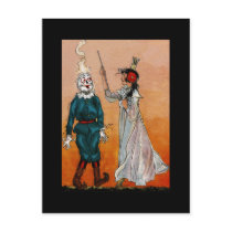 Vintage Tin Woodman Image of Scarecrow Post Card