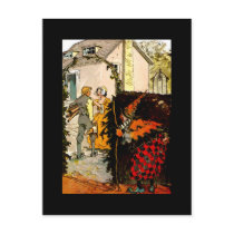 Vintage Tin Woodman Image Post Card