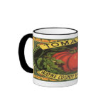 Vintage Tomato Label mugs