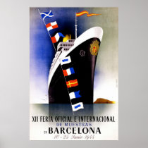 Vintage Trade Fair in Barcelona Poster