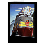 Vintage Train Card