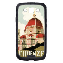 Vintage Travel Florence Firenze Italy Church Duomo Galaxy SIII Cases