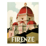Vintage Travel Florence Firenze Italy Church Duomo Post Cards