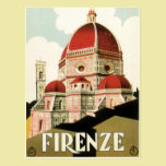 Vintage Travel Florence Firenze Italy Church Duomo postcards