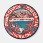Vintage Travel - Grand Canyon / Boulder Dam Magnets