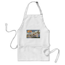 Vintage Travel, Greetings from California Poppies Aprons