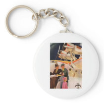 Vintage Travel Key Chains