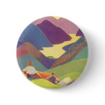 Vintage Travel; Mountain Vacation buttons