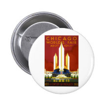 Vintage Travel Poster Ad Retro Prints Pinback Button