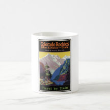 Vintage Travel Poster Ad Retro Prints Coffee Mug