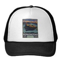 Vintage Travel Poster Ad Retro Prints Hat