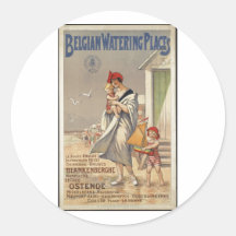 Vintage Travel Poster Ad Retro Prints Sticker