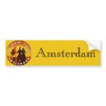 Vintage Travel Poster, Amsterdam, Holland bumper stickers