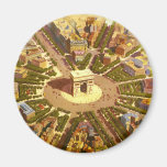 Vintage Travel Poster Arc de Triomphe Paris France Magnets