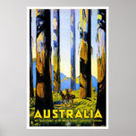 Vintage Travel Poster Australia posters