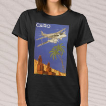 Vintage Travel Poster, Cairo, Egypt, Africa Tshirts