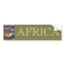 Vintage Travel Poster, Cape Town, Africa Bumper Sticker
