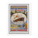 Vintage Travel Poster For New York Postcard
