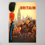 Vintage Travel Poster, Great Britain, England