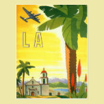 Vintage Travel Poster, Los Angeles, California postcards