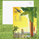 Vintage Travel Poster, Los Angeles postcards