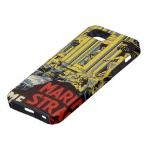 Vintage Travel Poster, Marini Strand Hotel, Rome iPhone 5 Cover