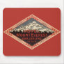 Vintage Travel Poster, Mount Everest, India Mousepads