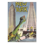 Vintage Travel Poster, New York City Landmarks Cards