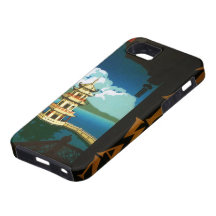 Vintage Travel Poster, Taiwan Pagoda Tiered Tower iPhone 5 Cases
