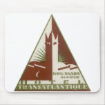 Vintage Travel Poster Trans Atlantic Hotel Algeria Mouse Pads