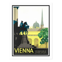Vintage Travel Poster,Vienna Post Card