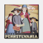 Vintage Travel - Rural Pennsylvania Magnets