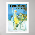Vintage Triumph Cycles posters